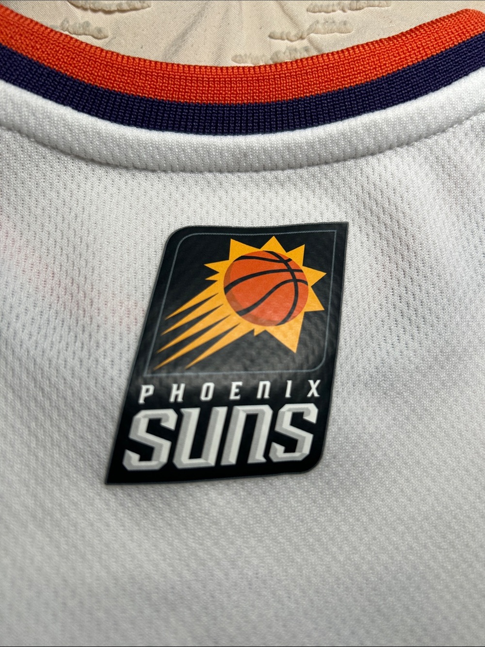 White Phoenix Suns Basketball Jersey - Picture 6 of 6